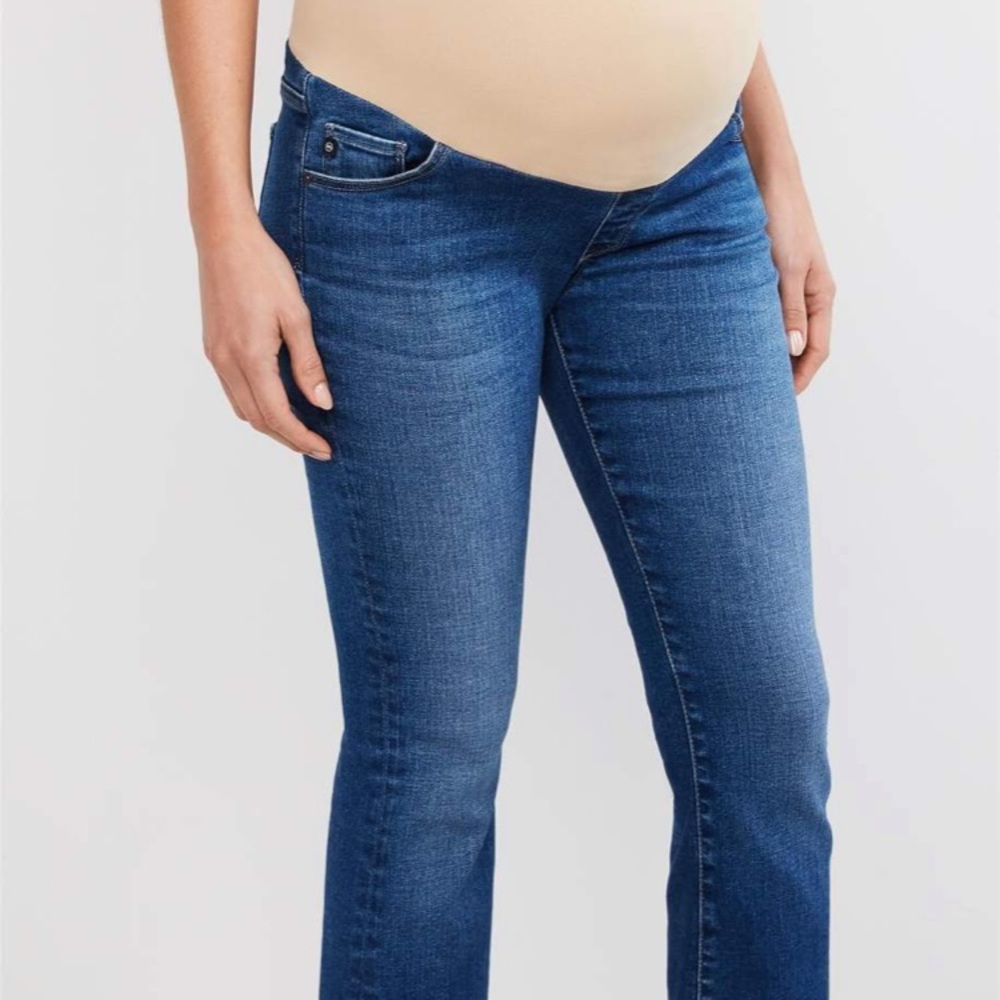 AG❣️Jodi Crop Maternity Jeans